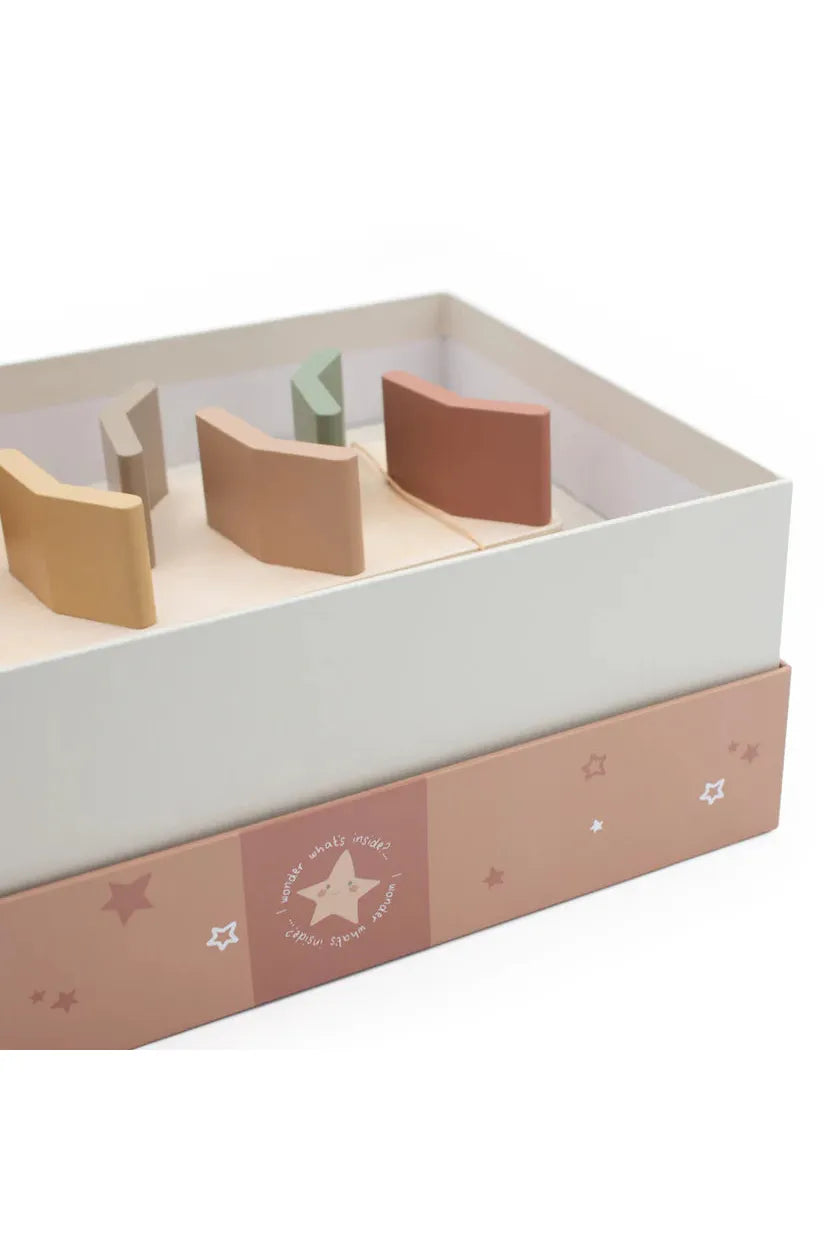 Children's toy box on a white background