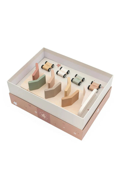 Jumini Wooden Toys Gift Tower Racer
