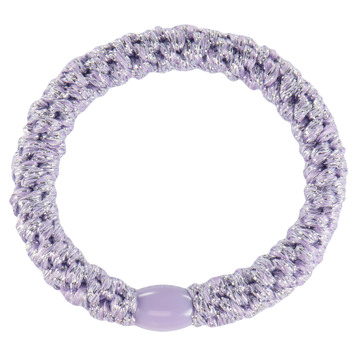 KKNEKKI Dusty Lavender Glitter Hair Tie