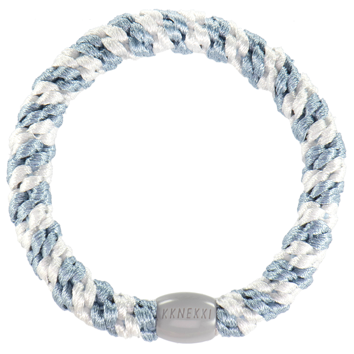 KKNEKKI Sea Blue-White Hair Tie