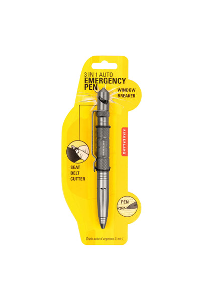 Kikkerland 3-In-1 Auto Emergency Pen
