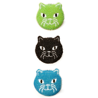 Kikkerland Cat Sponges Set of 3-Homeware-Ohh! By Gum - Shop Sustainable