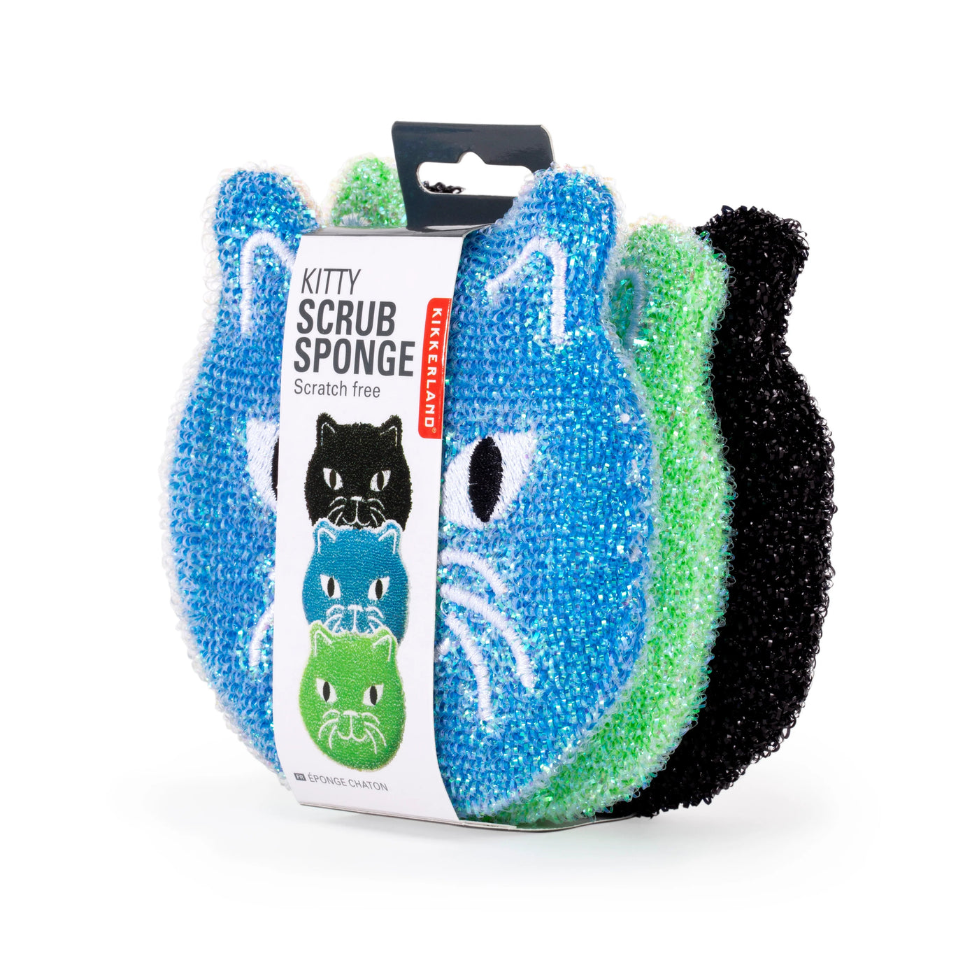 Kikkerland Cat Sponges Set of 3-Homeware-Ohh! By Gum - Shop Sustainable