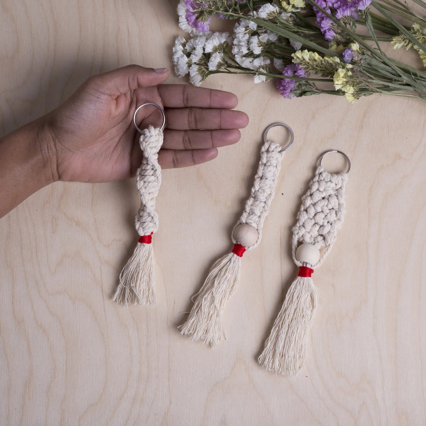 Kikkerland Crafters Macrame Keychain Kit-Gifts-Ohh! By Gum - Shop Sustainable