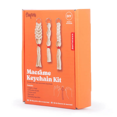Kikkerland Crafters Macrame Keychain Kit-Gifts-Ohh! By Gum - Shop Sustainable