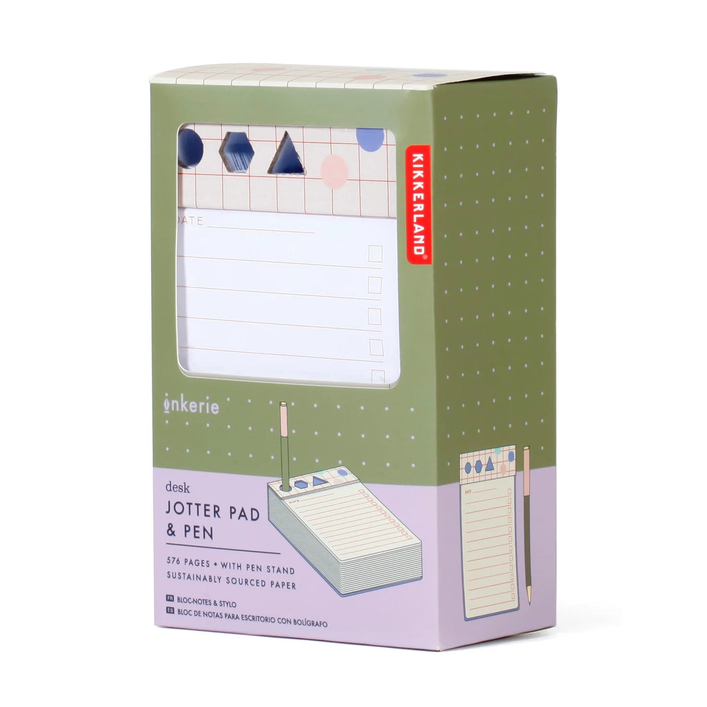 Kikkerland Desk Jotter Pad & Pen-Gifts-Ohh! By Gum - Shop Sustainable