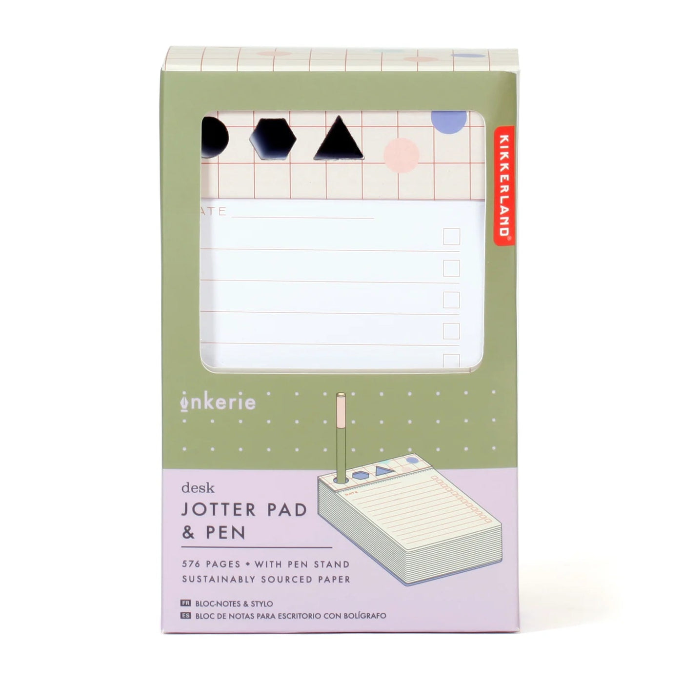 Kikkerland Desk Jotter Pad & Pen-Gifts-Ohh! By Gum - Shop Sustainable