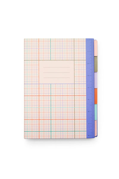 Kikkerland Divider Notebook with Ruler