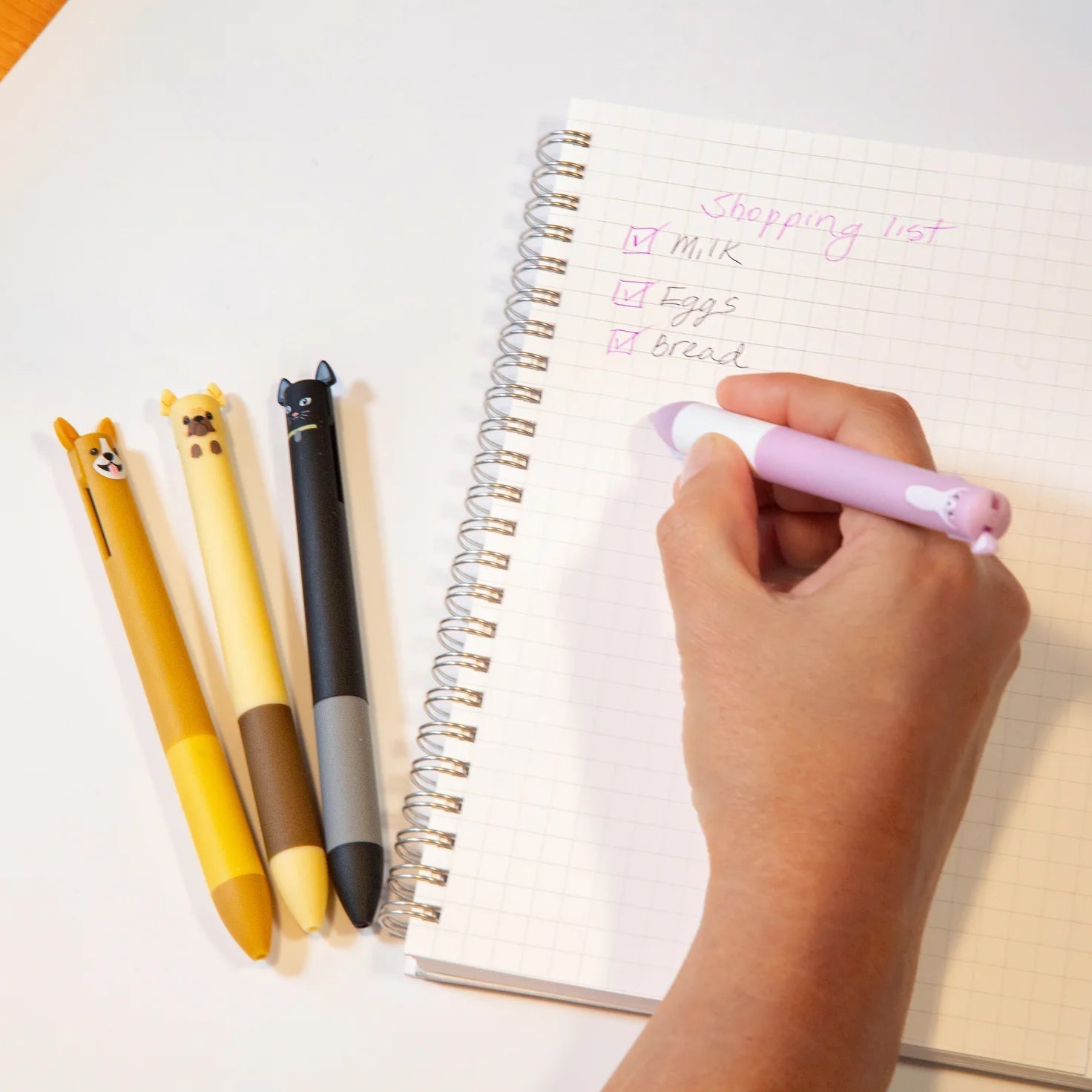 Kikkerland Dog and Cat Multicolor Pens-Homeware-Ohh! By Gum - Shop Sustainable