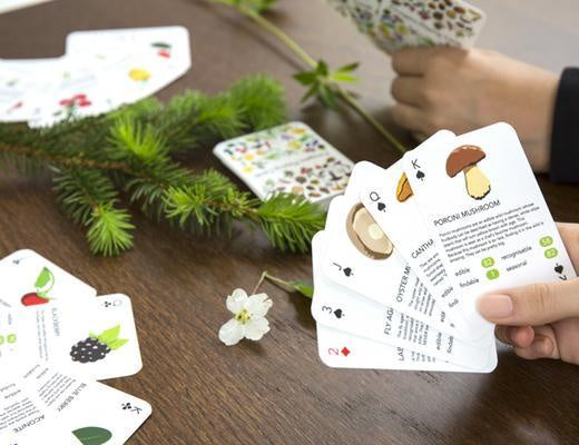 Kikkerland Foragers Playing Card-Gifts-Ohh! By Gum - Shop Sustainable