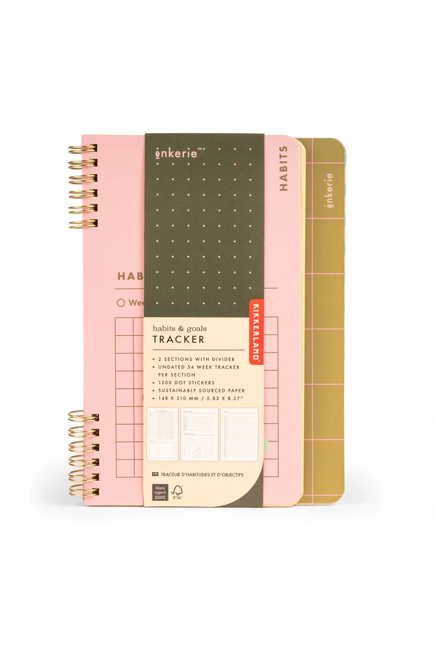 Kikkerland Habit & Goals Tracker-Books-Ohh! By Gum - Shop Sustainable