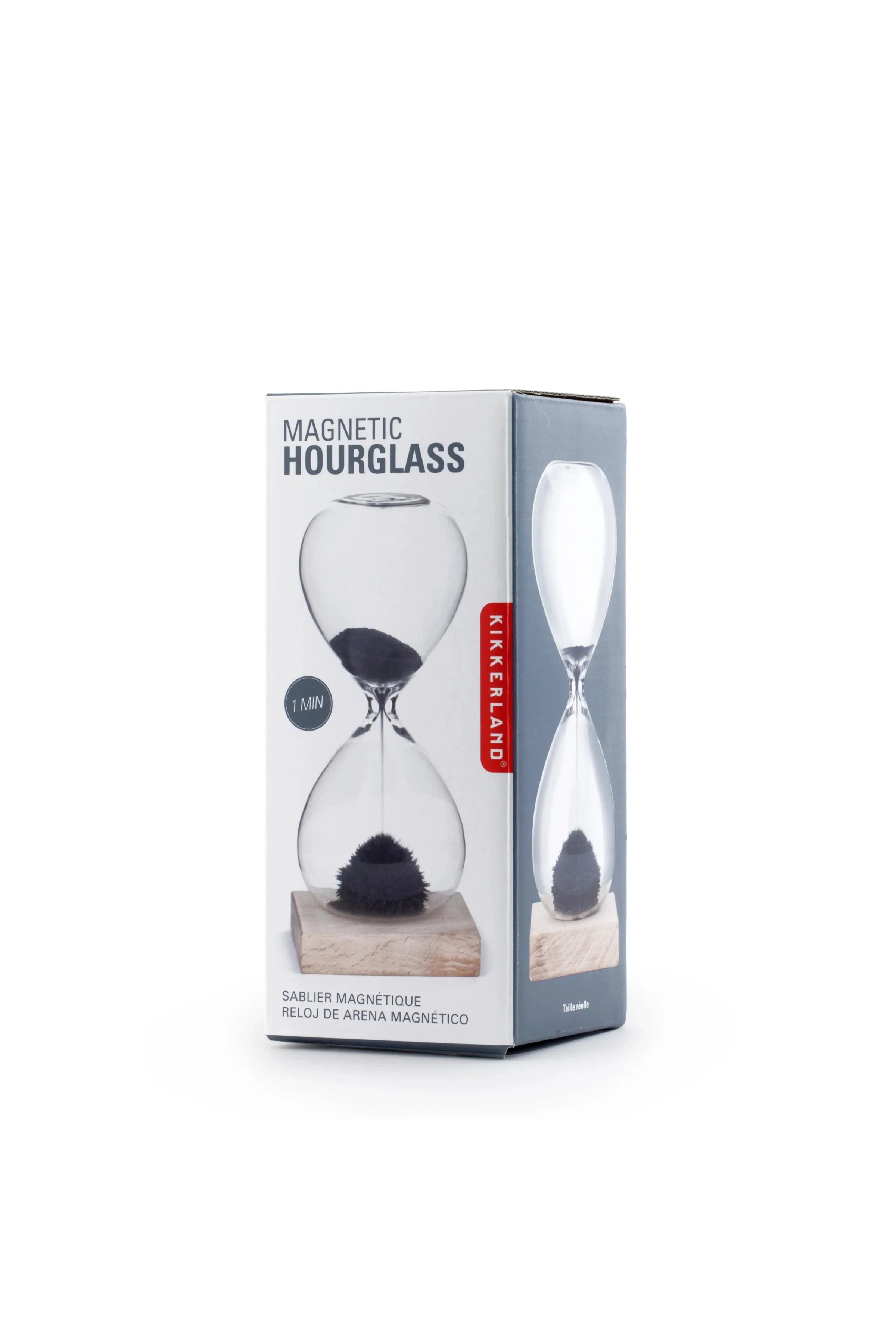 Kikkerland Hourglass Magnetic Sand