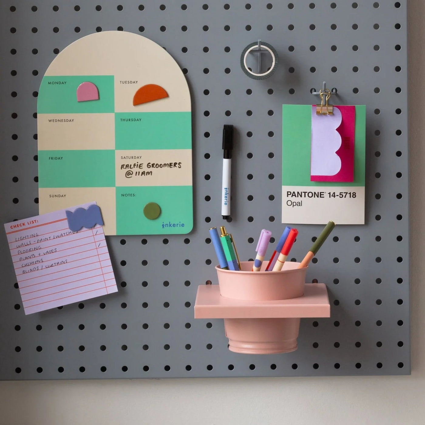 Kikkerland Magnetic Dry Erase Weekly Memo Board-Homeware-Ohh! By Gum - Shop Sustainable