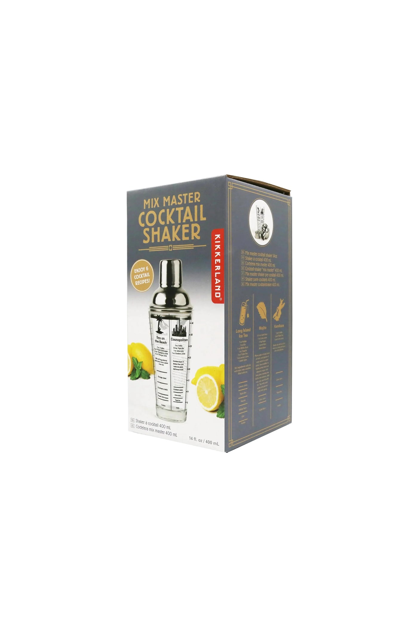 Kikkerland Mix Master Cocktail Shaker