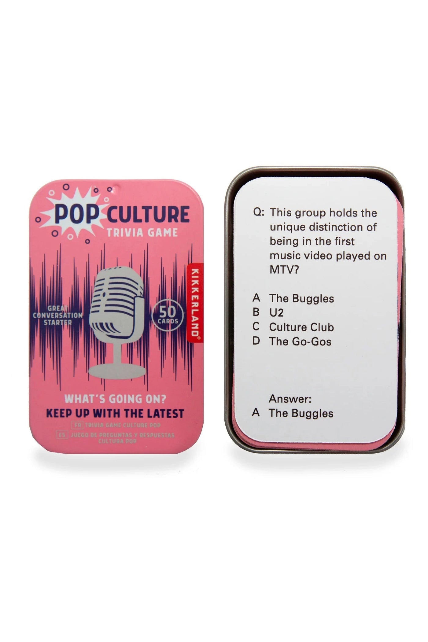 Kikkerland Pop Culture Trivia Game-Gifts-Ohh! By Gum - Shop Sustainable