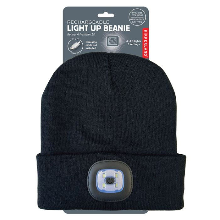 Kikkerland Rechargeable Light Up Beanie