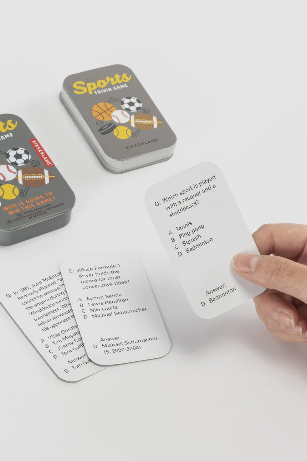Kikkerland Sports Trivia Game-Gifts-Ohh! By Gum - Shop Sustainable
