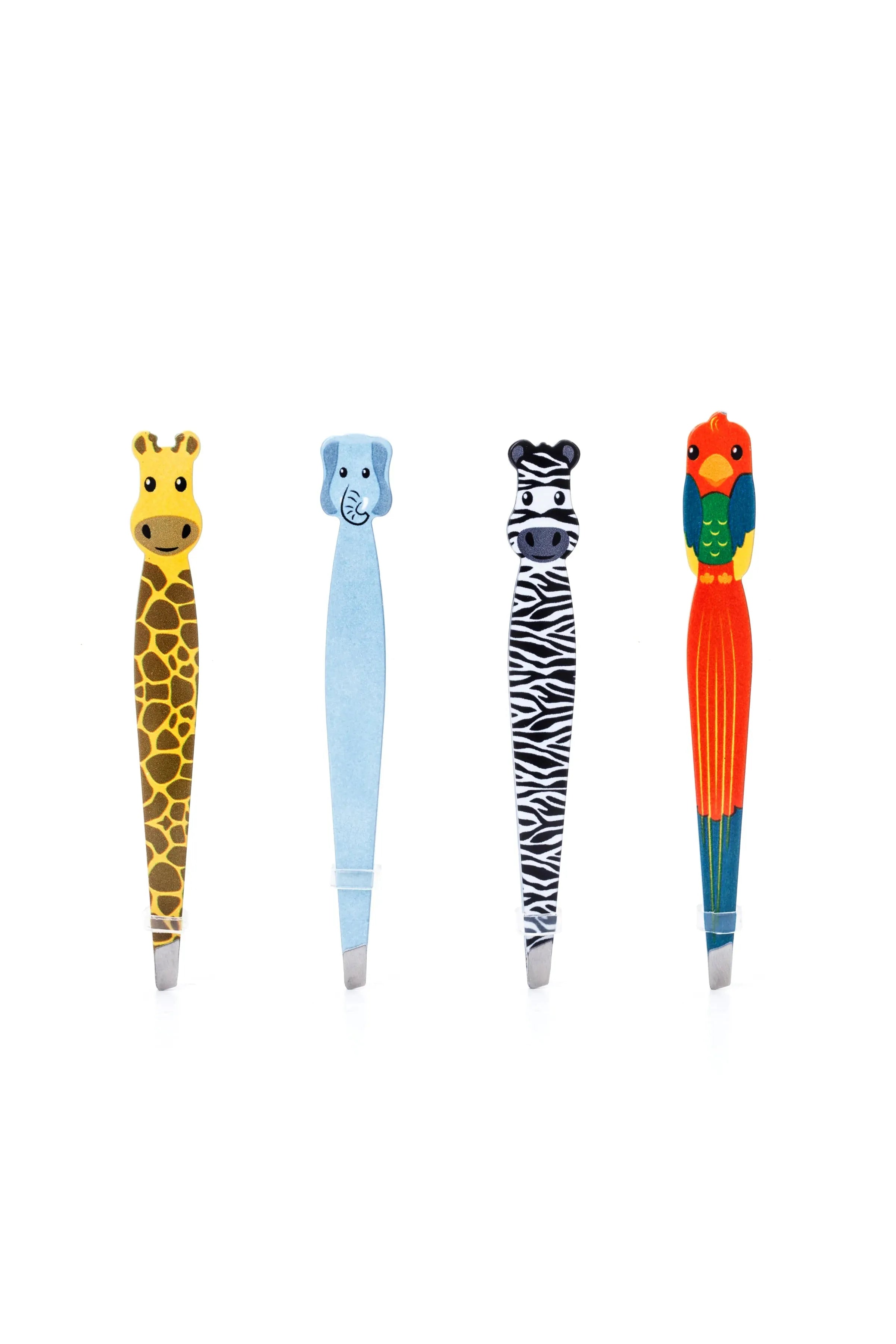 Kikkerland Tweezers Safari Assorted