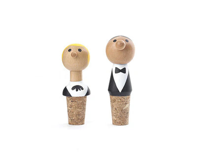 Kikkerland Wine Stopper Waiter