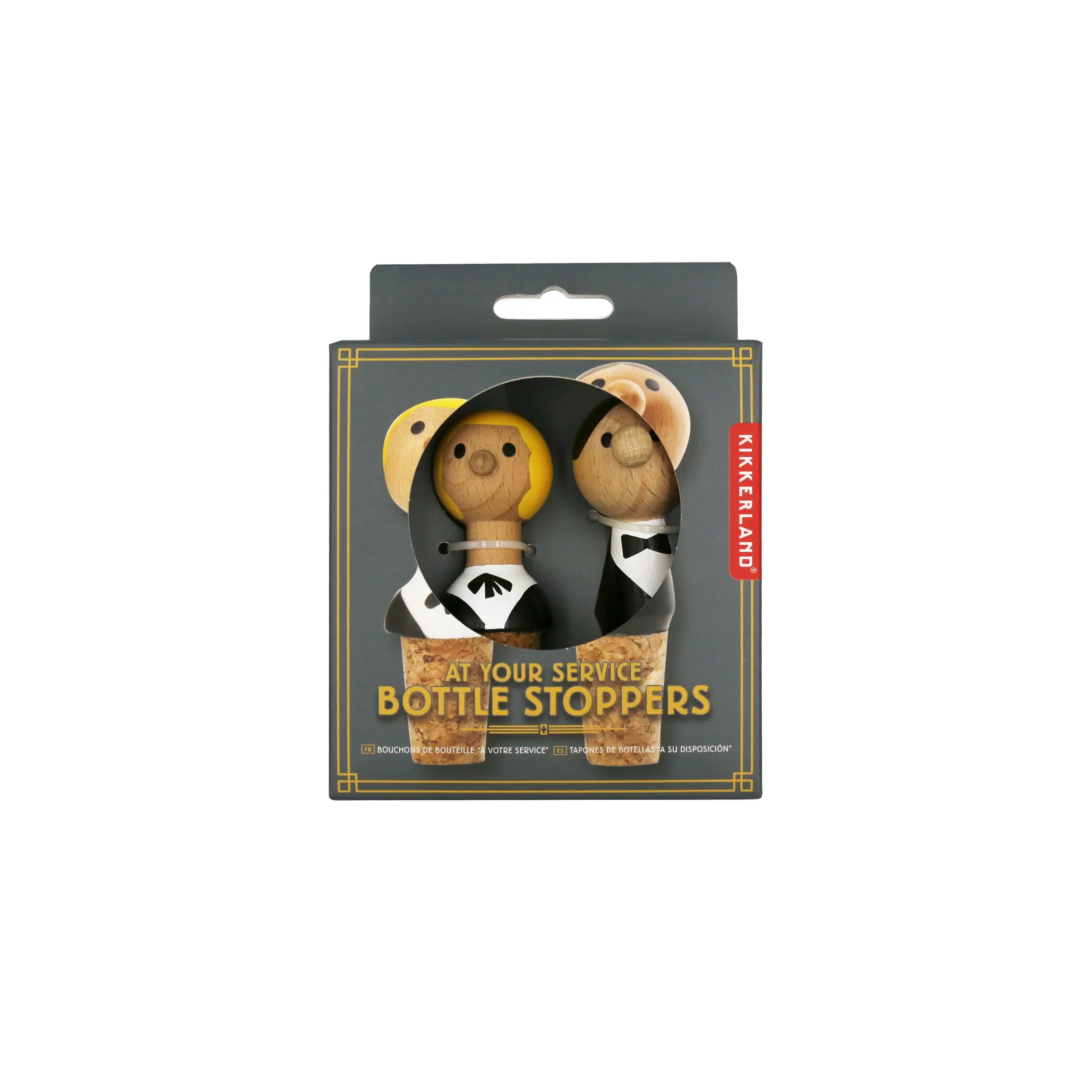 Kikkerland Wine Stopper Waiter