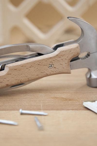 Kikkerland Wood Hammer Multi Tool