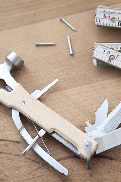 Kikkerland Wood Hammer Multi Tool