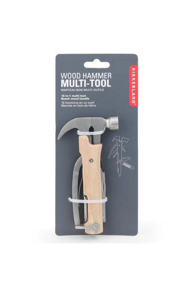 Kikkerland Wood Hammer Multi Tool