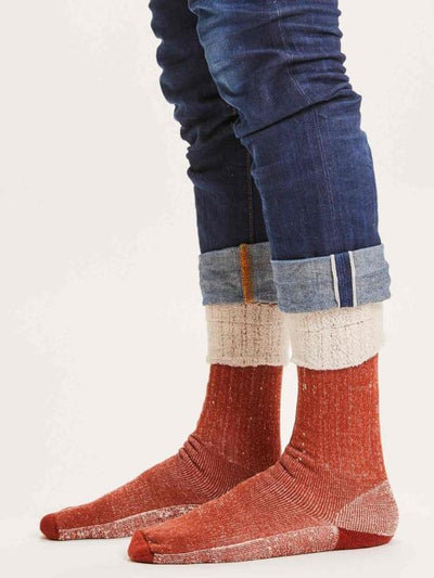 Knowledge Cotton Apparel Low Terry Wool Sock 1 Pack-Mens-Ohh! By Gum - Shop Sustainable