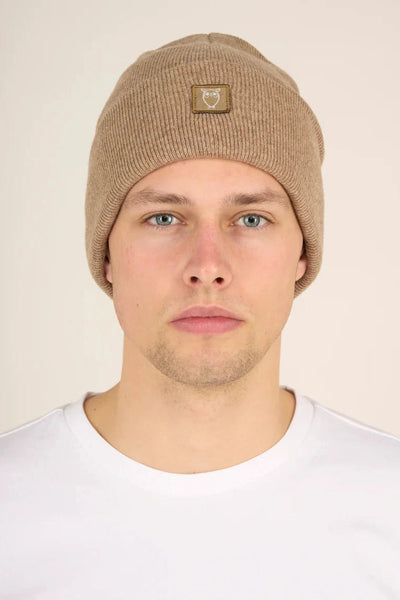 Knowledge Cotton Double Layer Wool Beanie - RWS-Mens-Ohh! By Gum - Shop Sustainable