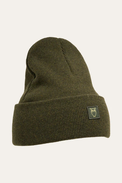 Knowledge Cotton Double Layer Wool Beanie - RWS-Mens-Ohh! By Gum - Shop Sustainable