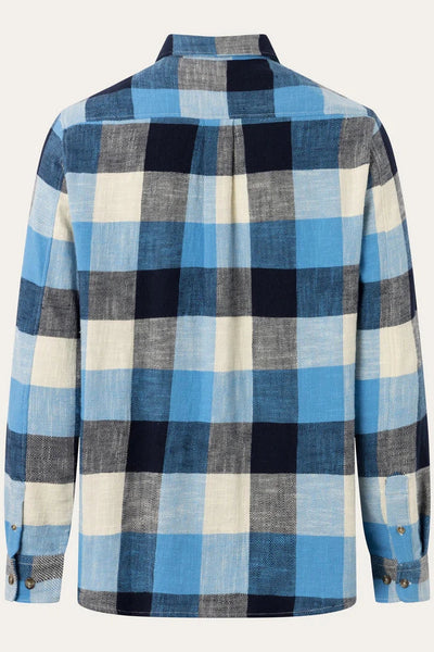 Knowledge Cotton Regular Fit Checkered Shirt - GOTS/Vegan-Mens-Ohh! By Gum - Shop Sustainable