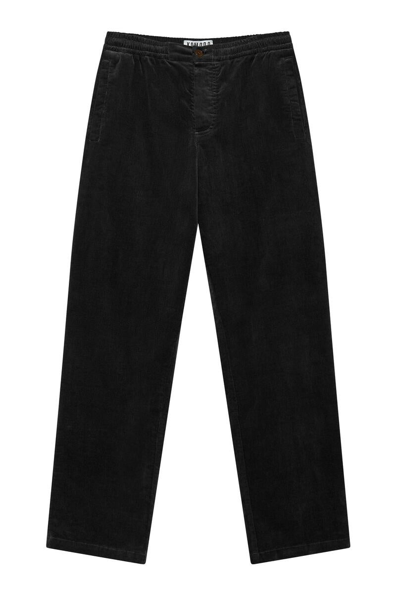 Komodo ANDRO Corduroy Trousers in Black-Mens-Ohh! By Gum - Shop Sustainable