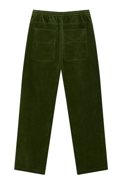 Komodo ANDRO Corduroy Trousers in Pine Green-Mens-Ohh! By Gum - Shop Sustainable