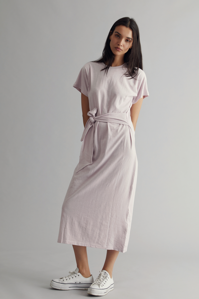 Komodo Fonda Dress in Lavender Pink-Womens-Ohh! By Gum - Shop Sustainable