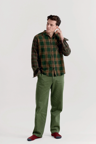 Komodo Green Axel Shirt-Mens-Ohh! By Gum - Shop Sustainable