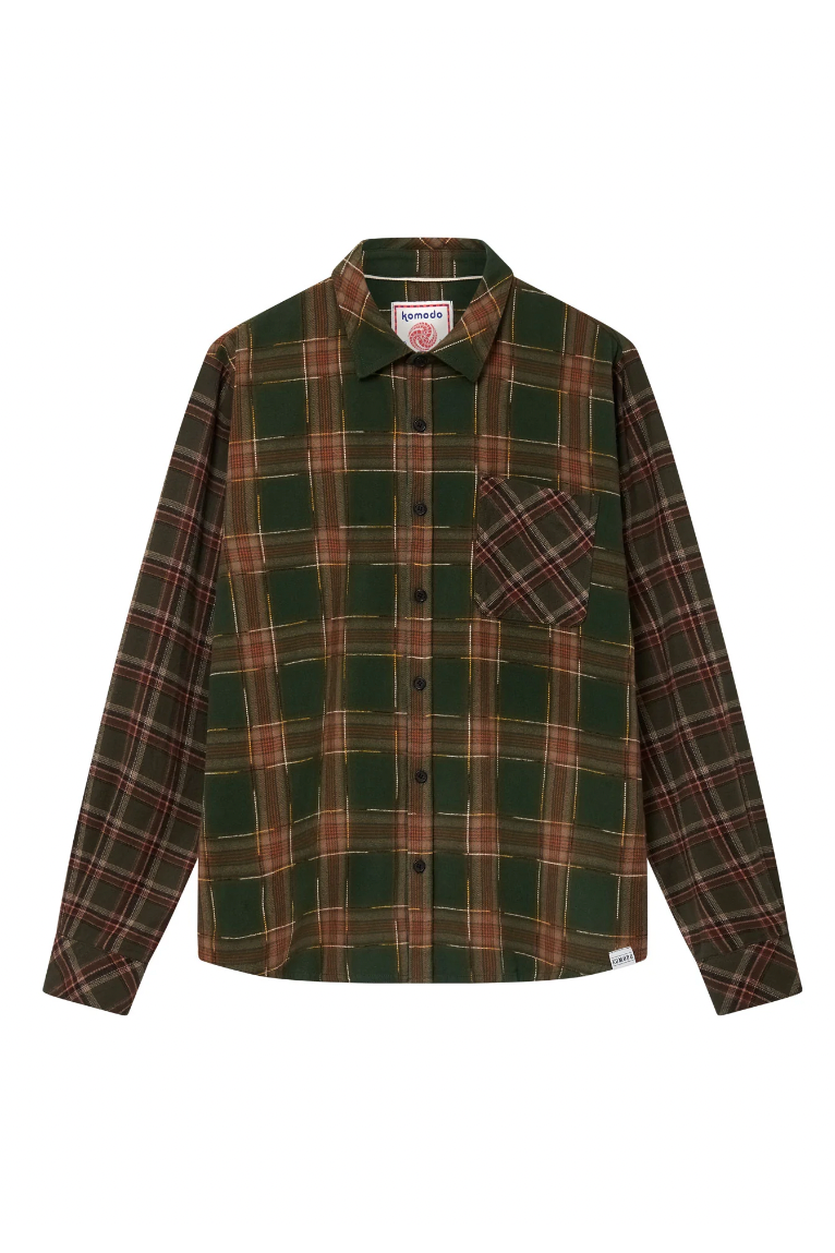 Komodo Green Axel Shirt-Mens-Ohh! By Gum - Shop Sustainable