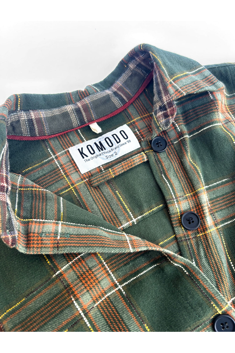 Komodo Green Axel Shirt-Mens-Ohh! By Gum - Shop Sustainable