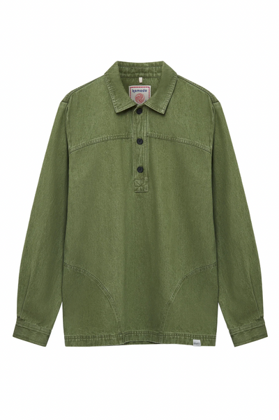 Komodo Green Jasper Shirt-Mens-Ohh! By Gum - Shop Sustainable