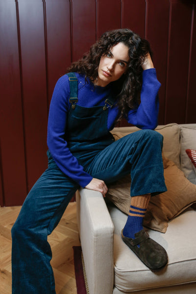 Komodo Marine Green Leni Dungarees-Womens-Ohh! By Gum - Shop Sustainable