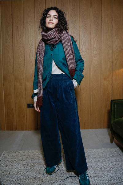 Komodo Marine Green Lola Trousers-Womens-Ohh! By Gum - Shop Sustainable