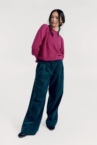 Komodo Marine Green Lola Trousers-Womens-Ohh! By Gum - Shop Sustainable