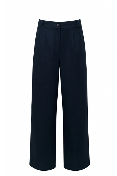 Komodo Navy Mira Trousers-Womens-Ohh! By Gum - Shop Sustainable