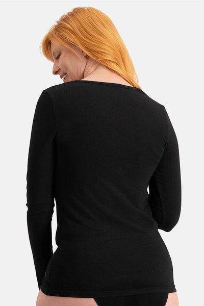 Bamboo Basics Ladies BB Lara Knitted Long Sleeved Shirt  2-pack