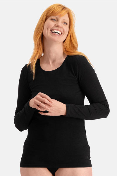 Bamboo Basics Ladies BB Lara Knitted Long Sleeved Shirt  2-pack