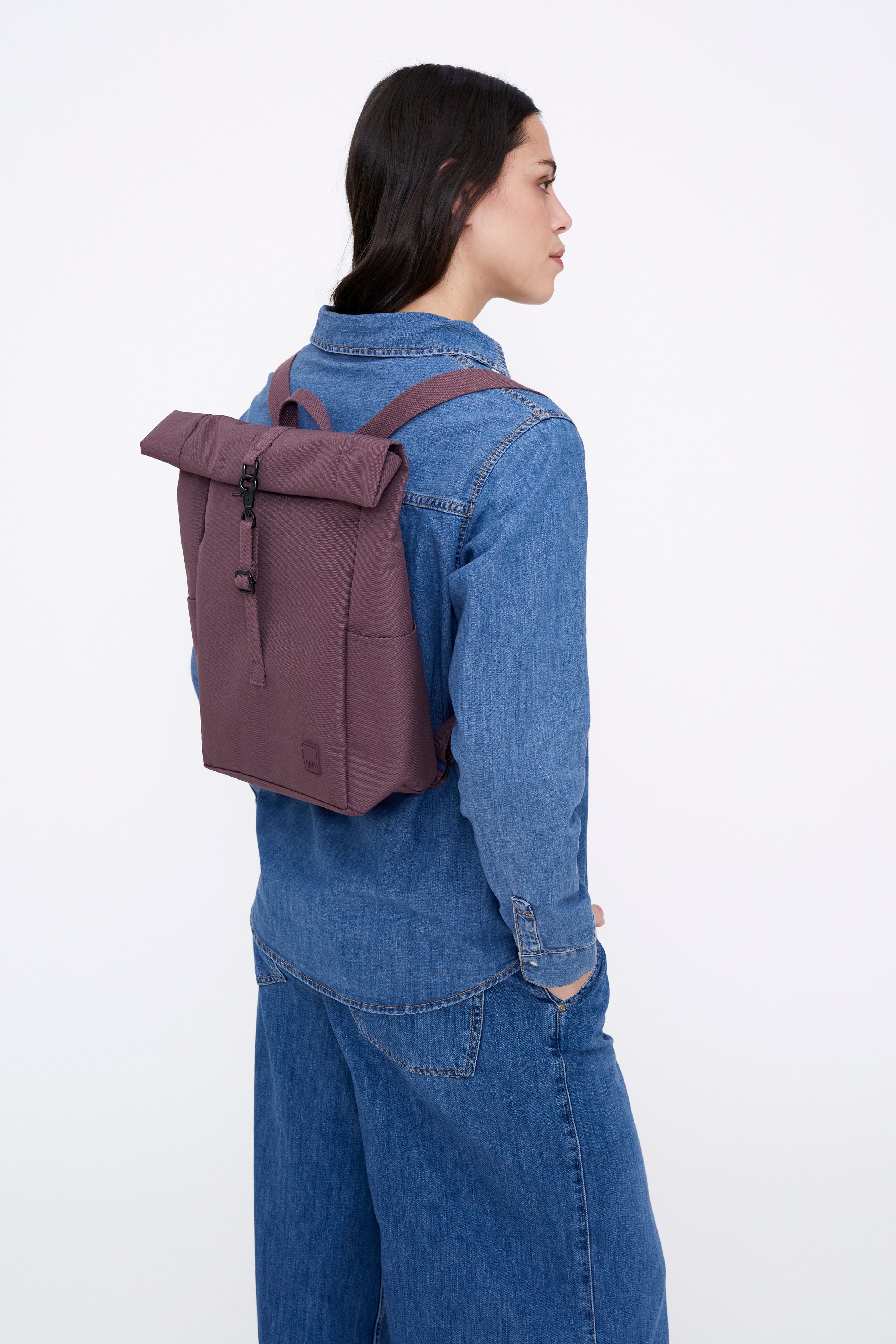 Lefrik Mini Roll Backpack Maroon