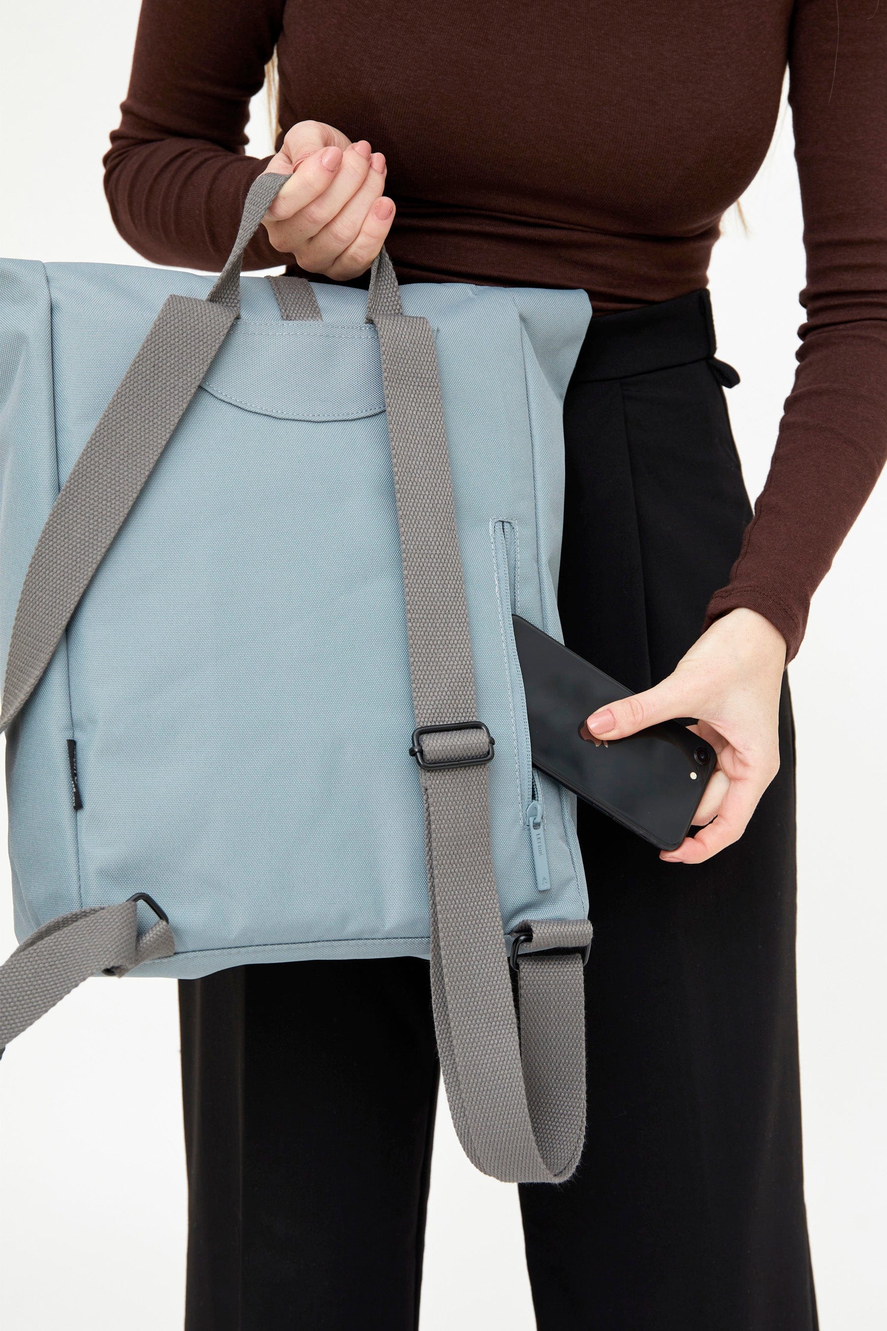 Lefrik Mini Roll in Arctic Stone Blue-Accessories-Ohh! By Gum - Shop Sustainable