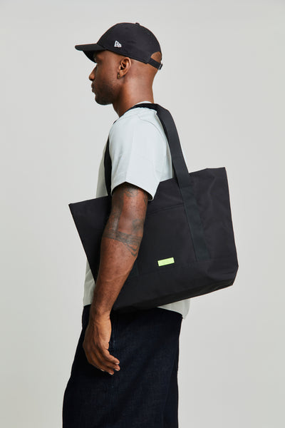 Lefrik Strata Tote Bag Black Lime Ripstop
