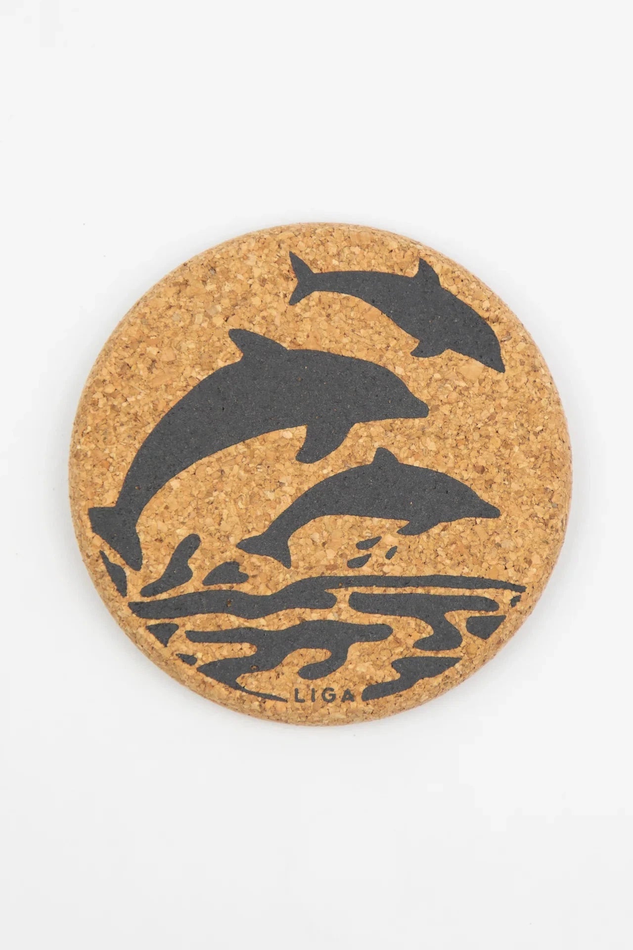 Liga Cork Coaster Set - Dolphins-Homeware-Ohh! By Gum - Shop Sustainable