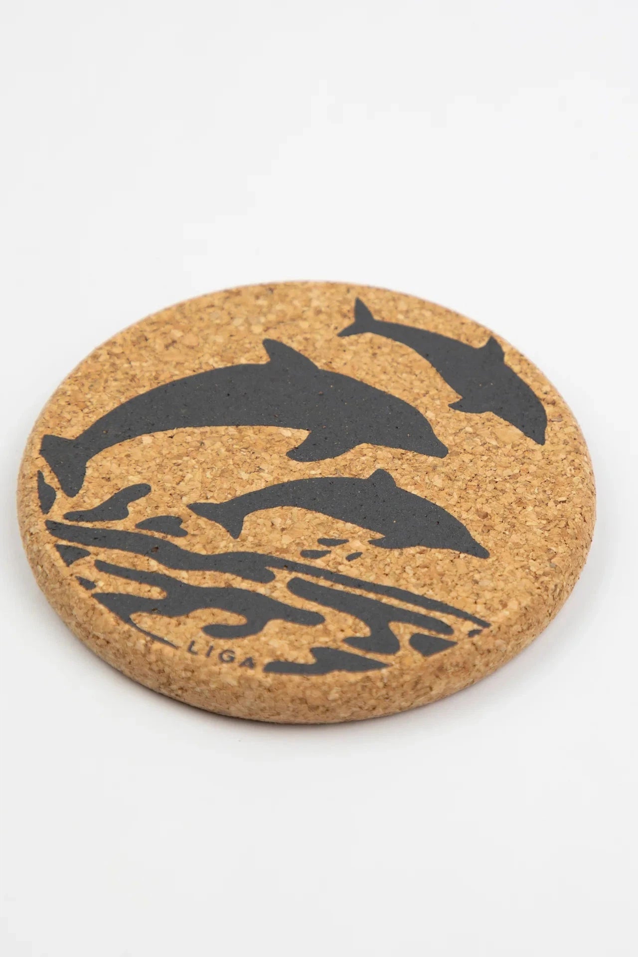 Liga Cork Coaster Set - Dolphins-Homeware-Ohh! By Gum - Shop Sustainable