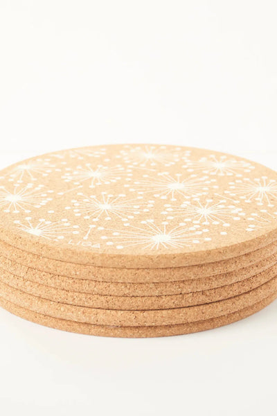 Liga Cork Placemat Dandelion | Individual-Homeware-Ohh! By Gum - Shop Sustainable